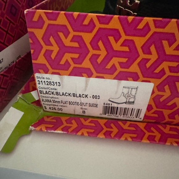 Tory Burch Suede Boot Black - Picture 6 of 6